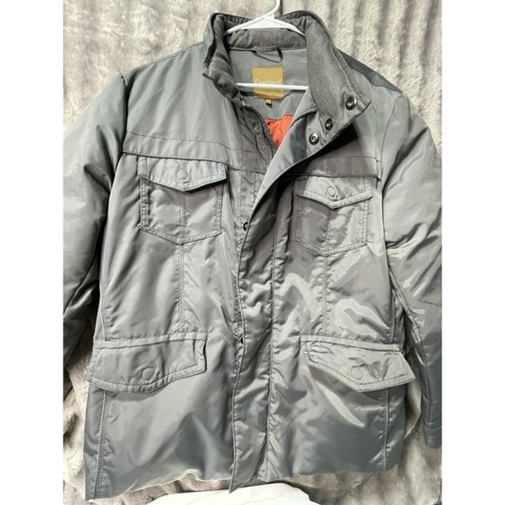 Conbipel Italian‎ Designer Gray Puffer Coat / Jacket Men's Size L